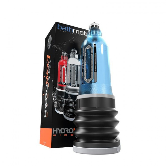 Синяя гидропомпа HydroMAX7 Wide Boy, Bathmate Синяя гидропомпа HydroMAX7 Wide Boy, Bathmate