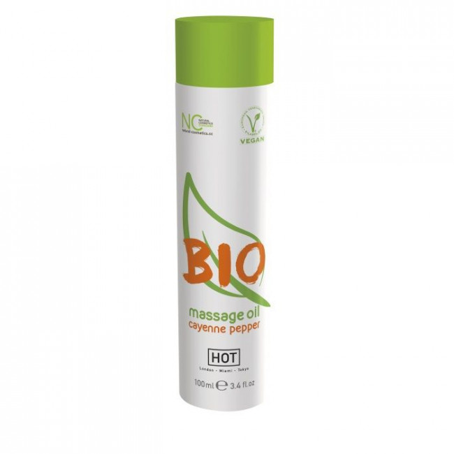 Массажное масло BIO Massage oil cayenne pepper с кайенским перцем - 100 мл., HOT Массажное масло BIO Massage oil cayenne pepper с кайенским перцем - 100 мл., HOT