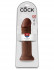 Фаллоимитатор-гигант коричневого цвета на присоске 11" Cock - 28 см., Pipedream Фаллоимитатор-гигант коричневого цвета на присоске 11" Cock - 28 см., Pipedream