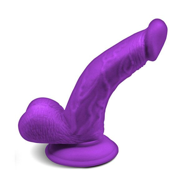 Фиолетовый фаллоимитатор на присоске Magic Stick - 17,8 см., Blush Novelties