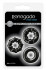 Набор из 3 черных эрекционных колец Dyno Rings Набор из 3 черных эрекционных колец Dyno Rings