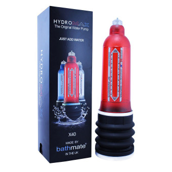 Гидронасос Bathmate Hydromax X40 Brilliant Red для увеличения члена, Bathmate