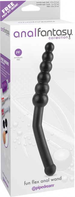 Анальная ёлочка с ручкой Fun Flex Anal Wand - 24 см., Pipedream Анальная ёлочка с ручкой Fun Flex Anal Wand - 24 см., Pipedream