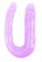 Фиолетовый двусторонний фаллоимитатор Hi-Rubber - 34 см., Chisa