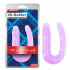 Фиолетовый двусторонний фаллоимитатор Hi-Rubber - 34 см., Chisa