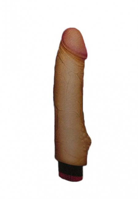 Вибромассажёр HUMAN STYLE 7,3" с бугорком - 18,5 см., LOVETOY (А-Полимер)