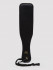 Черная шлепалка Bound to You Faux Leather Small Spanking Paddle - 25,4 см.