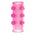 Эластичная насадка с бусинками Silicone Lil' Pearl Pleasure Sleeve, Pipedream