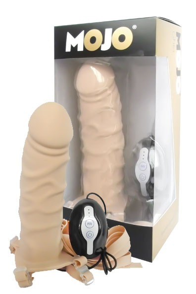 Поясной полый вибратор Mojo Throttle - 18 см. , Seven Creations Поясной полый вибратор Mojo Throttle - 18 см. , Seven Creations