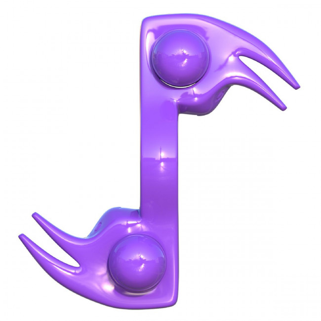 Фиолетовое эрекционное кольцо с вибрацией Wonderful Wabbit, Pipedream