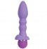 Фиолетовый вибромассажер для анальной стимуляции PURRFECT SILICONE ANAL VIBRATOR - 13 см., Dream Toys