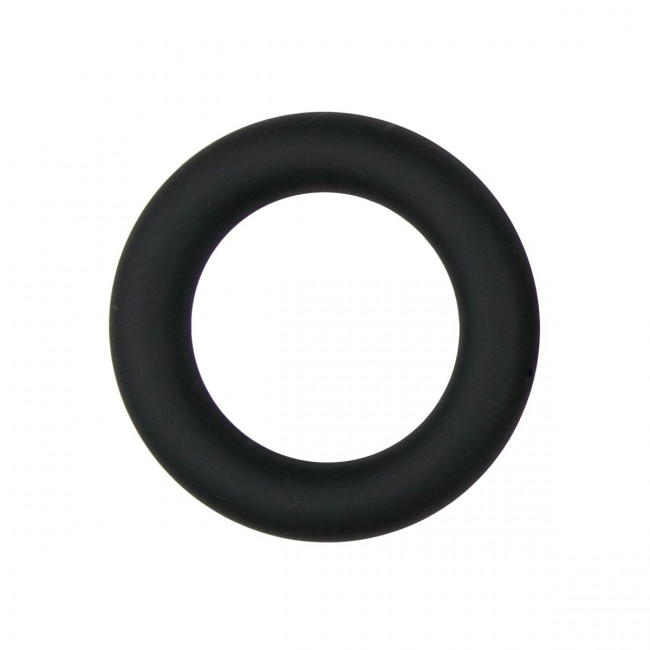 Черное эрекционное кольцо Silicone Cock Ring Small