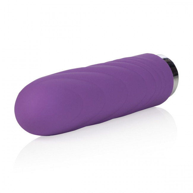 Сиреневый вибромассажер с волнистой поверхностью Charms Velvet Lavender - 9,5 см., Jopen Сиреневый вибромассажер с волнистой поверхностью Charms Velvet Lavender - 9,5 см., Jopen