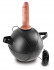 Мини-мяч с фаллической насадкой телесного цвета и вибрацией Vibrating Mini Sex Ball with 6" Dildo - 15,2 см., Pipedream