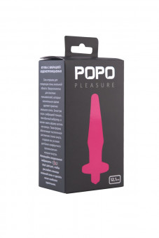 Розовая водонепроницаемая вибровтулка POPO Pleasure - 12,1 см., POPO Pleasure