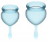 Набор голубых менструальных чаш Feel good Menstrual Cup