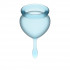 Набор голубых менструальных чаш Feel good Menstrual Cup