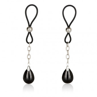 Зажимы на соски Nipple Play Non-Piercing Nipple Jewelry Onyx, California Exotic Novelties