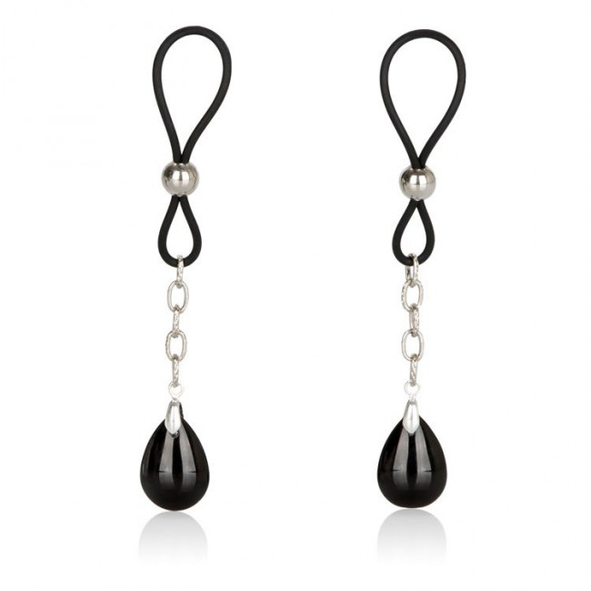 Зажимы на соски Nipple Play Non-Piercing Nipple Jewelry Onyx, California Exotic Novelties