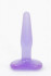 Фиалковая анальная пробка CRYSTAL JELLIES small, Doc Johnson