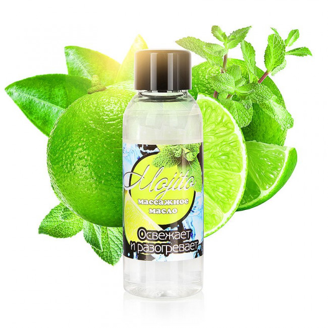Массажное масло для тела Mojito с ароматом лайма - 50 мл., Биоритм Массажное масло для тела Mojito с ароматом лайма - 50 мл., Биоритм