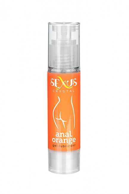 Анальная гель-смазка с ароматом апельсина Crystal Orange Anal - 60 мл., Sexus Анальная гель-смазка с ароматом апельсина Crystal Orange Anal - 60 мл., Sexus