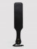 Черная шлепалка Bound to You Faux Leather Spanking Paddle - 38,1 см. Черная шлепалка Bound to You Faux Leather Spanking Paddle - 38,1 см.