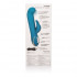 Бирюзовый вибратор с изогнутой головкой Jack Rabbit Signature Silicone Rocking "G" Rabbit - 20 см., California Exotic Novelties Бирюзовый вибратор с изогнутой головкой Jack Rabbit Signature Silicone Rocking "G" Rabbit - 20 см., California Exotic Novelties