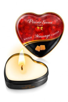 Массажная свеча с ароматом карамели Bougie Massage Candle - 35 мл., Plaisir Secret