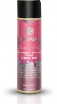 Гель для бритья DONA Flirty Blushing Berry - 250 мл., System JO