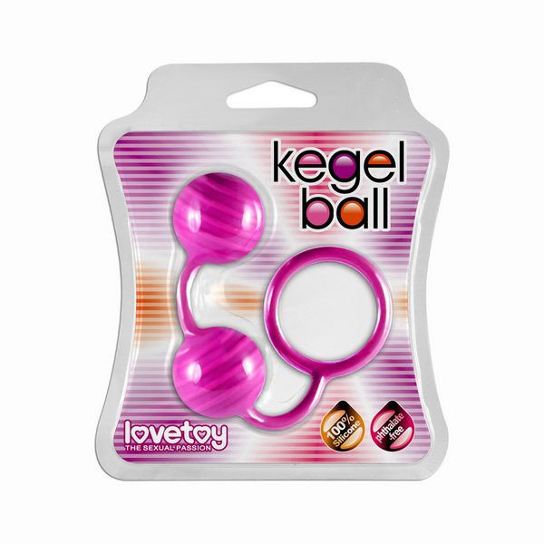 Розовые вагинальные шарики с кольцом, Lovetoy Розовые вагинальные шарики с кольцом, Lovetoy
