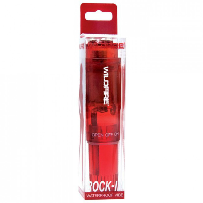 Красная водонепроницаемая виброракета Wildfire Rock-In Waterproof Massager, Topco Sales