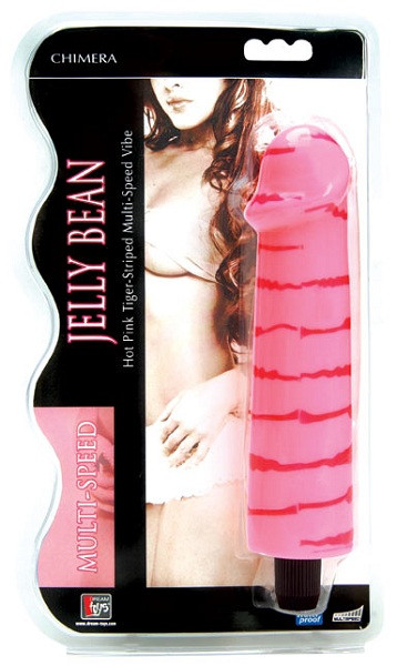 Розовый силиконовый вибромассажер , Dream Toys