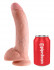 Телесный фаллоимитатор 9" Cock with Balls - 22,9 см., Pipedream