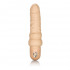 Телесный вибромассажер Waterproof Power Stud Curvy - 21 см., California Exotic Novelties