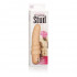 Телесный вибромассажер Waterproof Power Stud Curvy - 21 см., California Exotic Novelties