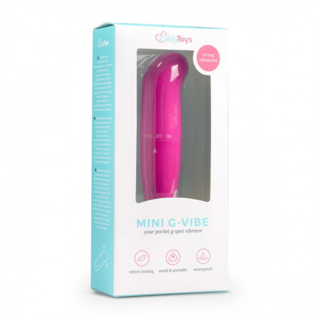 Розовый мини-вибратор для G-стимуляции Easytoys Mini G-Spot Vibrator - 12 см. Розовый мини-вибратор для G-стимуляции Easytoys Mini G-Spot Vibrator - 12 см.