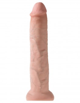 Телесный фаллоимитатор-гигант на присоске 13" Cock - 33 см., Pipedream