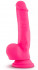 Розовый фаллоимитатор на присоске Shimmy - 22 см., Blush Novelties