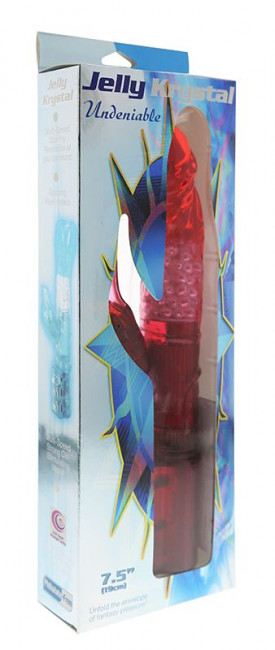 Красный вибратор с клиторальным отростком JK UNDENIABLE 7.5 PEARL DIVER - 19 см., NMC Красный вибратор с клиторальным отростком JK UNDENIABLE 7.5 PEARL DIVER - 19 см., NMC
