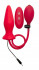 Красный анальный стимулятор с функцией расширения и вибрацией Inflatable Vibrating Silicone Plug - 12,2 см., Shots Media BV Красный анальный стимулятор с функцией расширения и вибрацией Inflatable Vibrating Silicone Plug - 12,2 см., Shots Media BV