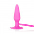 Розовый анальный расширитель на присоске Booty Pumper Medium - 11,5 см., California Exotic Novelties
