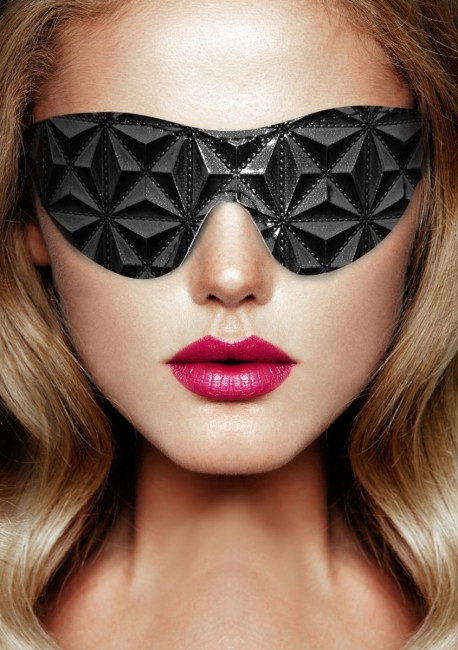Черная маска на глаза закрытого типа Luxury Eye Mask