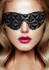 Черная маска на глаза закрытого типа Luxury Eye Mask
