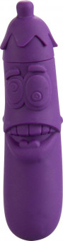 Фиолетовый мини-вибратор Wild Aubergine в виде баклажана, Shots Media BV