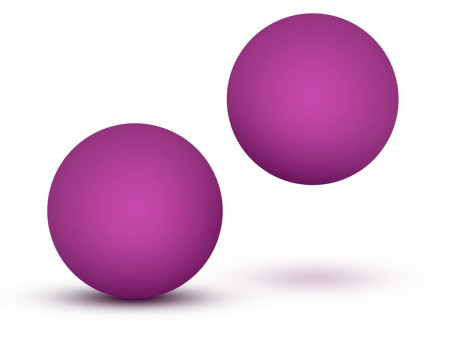 Розовые вагинальные шарики Luxe Double O Advanced Kegel Balls, Blush Novelties