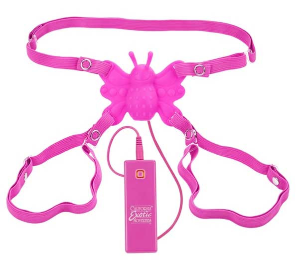 Розовая вибро-бабочка BUTTERFLY LOVER, California Exotic Novelties