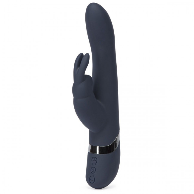 Тёмно-синий вибратор Oh My USB Rechargeable Rabbit Vibrator - 25,4 см., Fifty Shades of Grey Тёмно-синий вибратор Oh My USB Rechargeable Rabbit Vibrator - 25,4 см., Fifty Shades of Grey