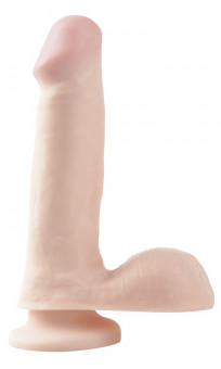 Фаллоимитатор на присоске Basix Rubber Works 6" Dong with Suction Cup - 17,1 см., Pipedream