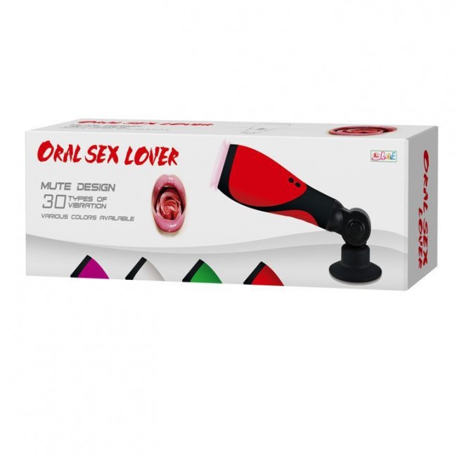 Фиолетовый вибромастурбатор Oral Sex Lover
